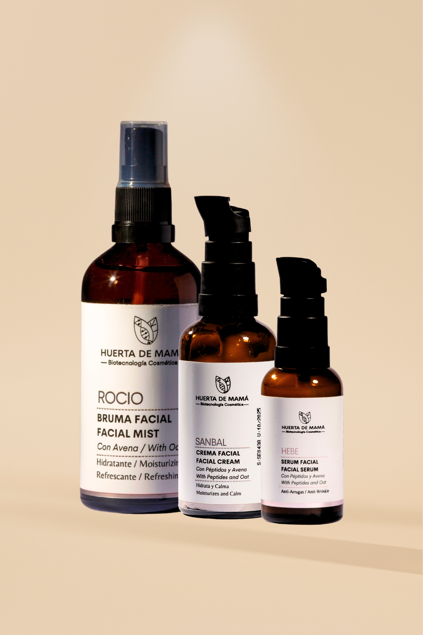 Rutina facial para piel sensible – Trío Sensiage