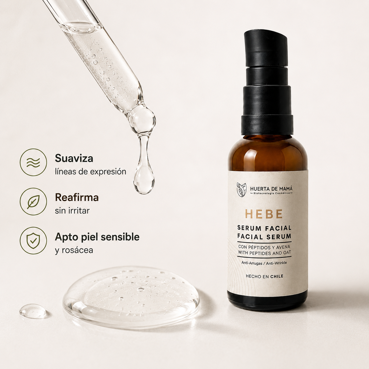 Sérum Hebe reafirmante piel sensible