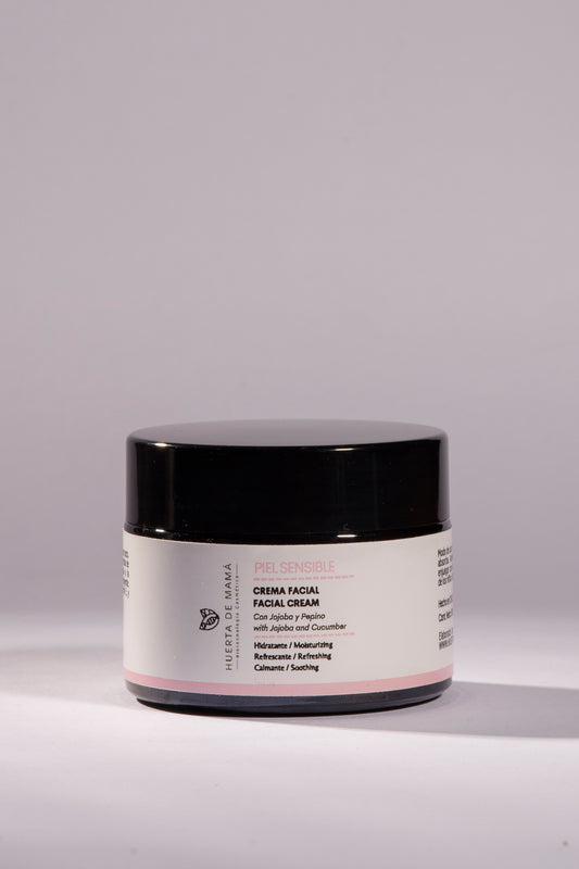 Crema Facial Piel Sensible – Hidratación ligera y protección calmante