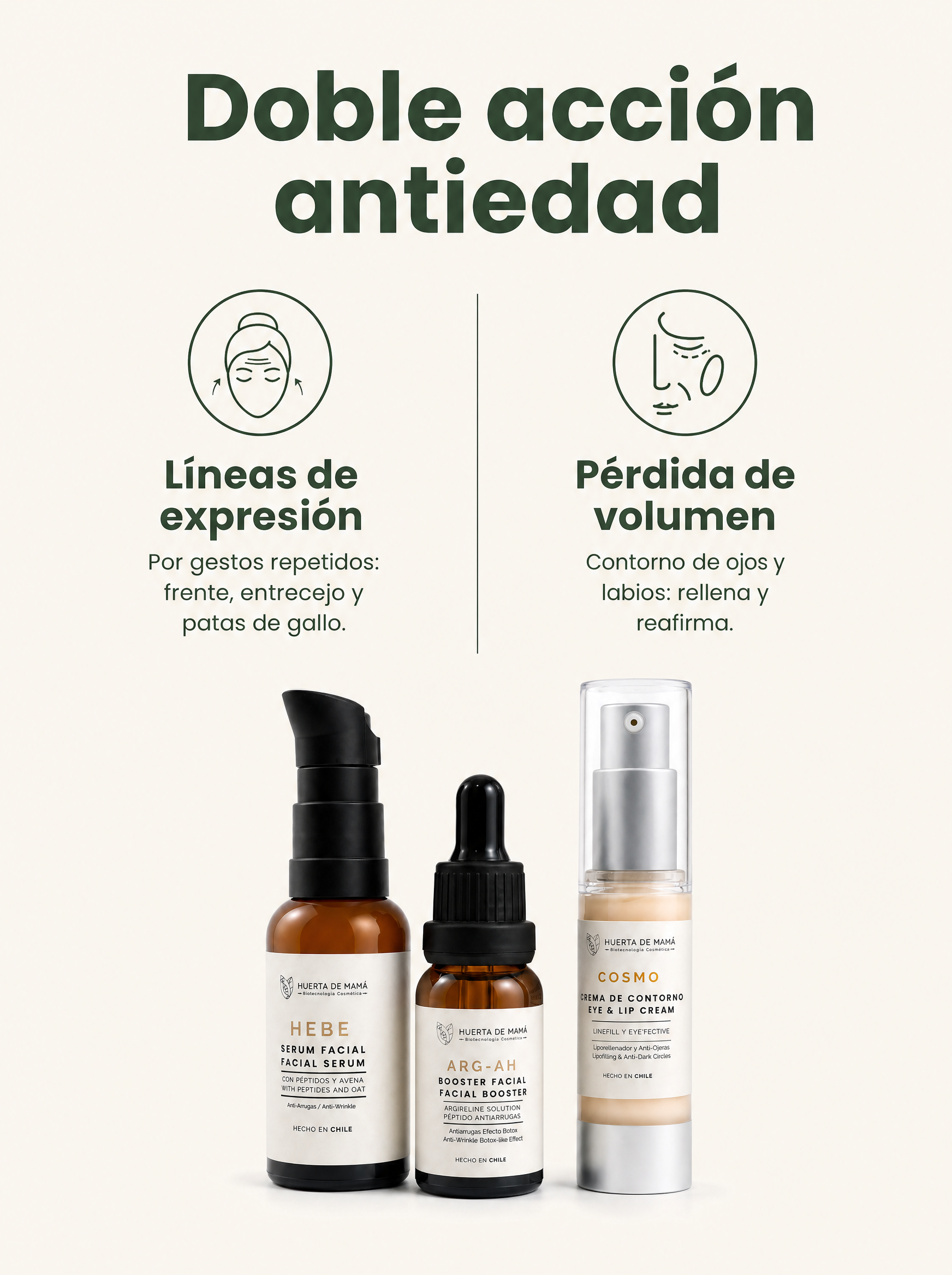 Pack doble acción antiedad para tu rutina facial - Pack Doble Acción