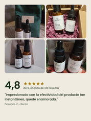 4,8 de 5 en más de 130 reseñas del Pack Efecto Botox, con fotos de clientas